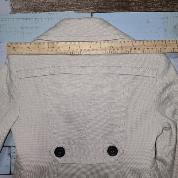 Mango Suit Beige Fitted Button Up Jacket (US X Small) - Picture 16 of 16